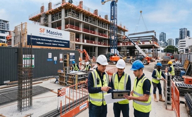 Site coordination and construction activity