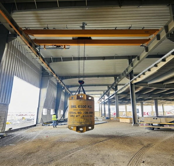 Lifting and installation activity